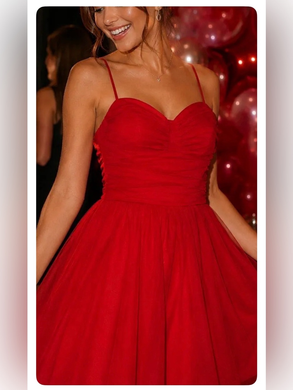 City Studio Red Tulle Fit & Flare Party Dress NWT Size 5/6